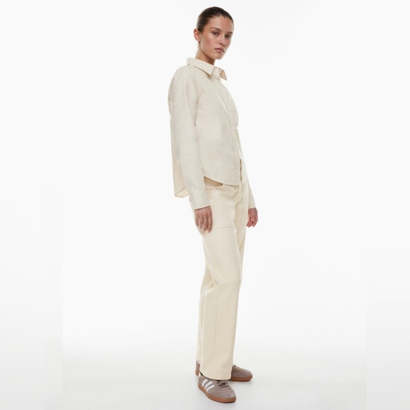 Aritzia Wilfred Modern utility pant in Birch (size 2) - Picture 4 of 8